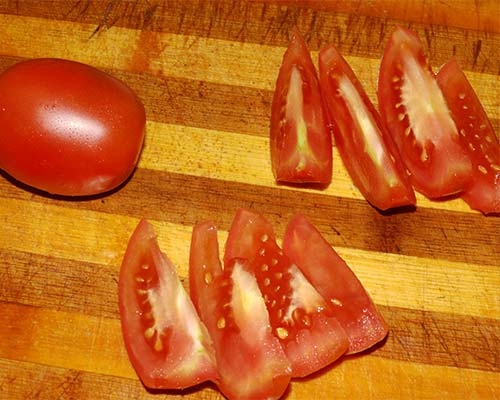 Резанные помидоры
